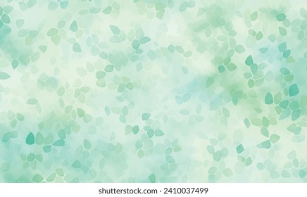 vector abstract watercolor green background