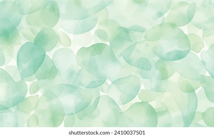 vector abstract watercolor green background