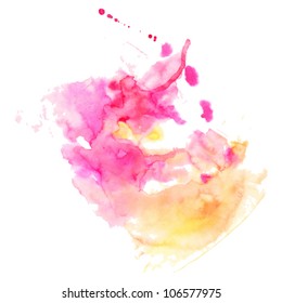 vector abstract watercolor hand painted background