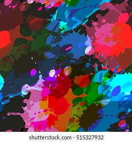 Vector abstract watercolor pattern for design and textiles, creating a background and other creative needs.