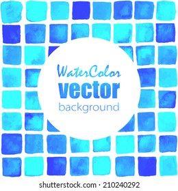 Vector abstract watercolor seamless background. Hand drawn watercolor backdrop. Eps10