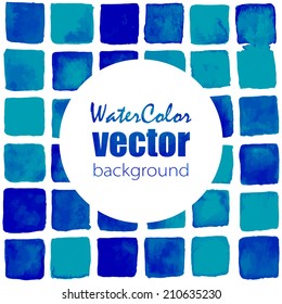 Vector abstract watercolor seamless background. Hand drawn watercolor backdrop. Eps10