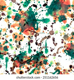 Vector abstract watercolor seamless background. Blue, cyan, magenta and pink background. Can be used for web pages, identity style, printing, textile, cards, etc.