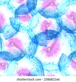 Vector abstract watercolor seamless background. 
