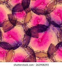 Vector abstract watercolor seamless background. 