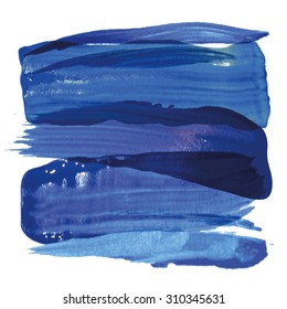 Vector abstract watercolor strokes.