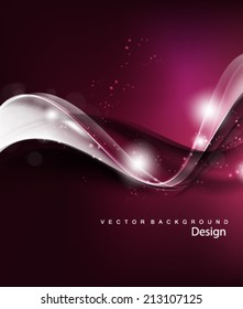 Vector Abstract Wave Background