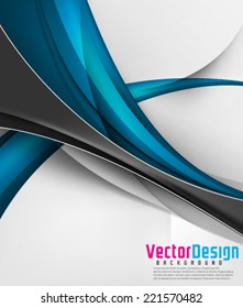 Vector Abstract Wave Background