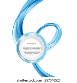 Vector abstract wave background