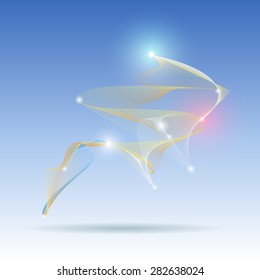 Vector Abstract wave background

