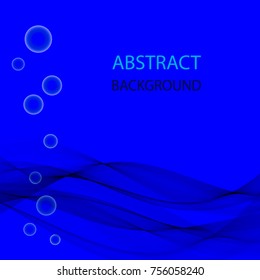 Vector abstract wave background