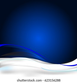 Vector abstract wave background illustration icon moder water