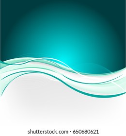 Vector abstract wave background illustration icon moder water