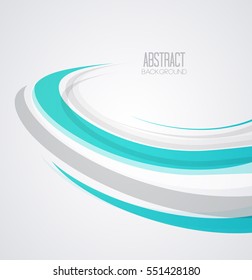 Vector abstract wave background light background with place for text