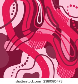 Vector abstract wave colorful wave landing page flat background vector design	
