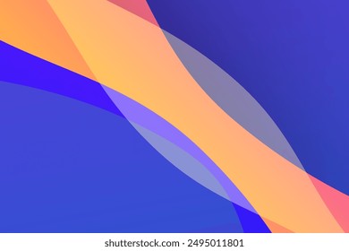 Vector abstract wave colorful wave landing page flat background vector design	