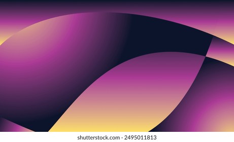 Vector onda abstracta onda colorida página de aterrizaje fondo plano diseño de Vector	