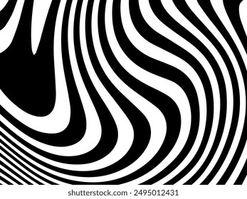 Vector onda abstracta onda colorida página de aterrizaje fondo plano diseño de Vector	