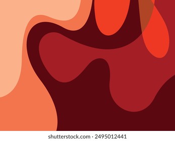 Vector onda abstracta onda colorida página de aterrizaje fondo plano diseño de Vector	