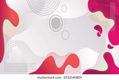 Vector abstract wave colorful wave landing page flat background vector design	
