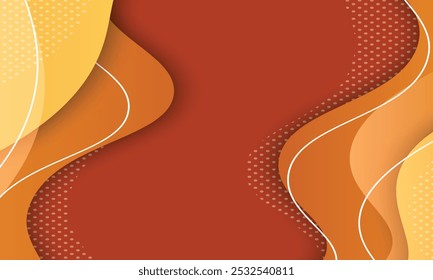 Vector abstract wave colorful wave landing page flat background vector design	
