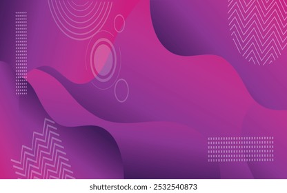 Vector abstract wave colorful wave landing page flat background vector design	
