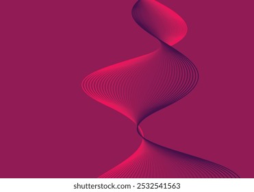 Vector abstract wave colorful wave landing page flat background vector design	