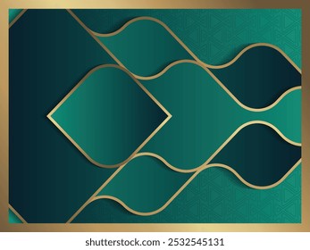 Diseño de Vector de fondo plano de página de aterrizaje de onda colorida de onda abstracta de Vector	