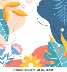 Vector abstract wave colorful wave landing page flat background vector design
