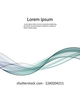 vector abstract wave. layout for advertising. template for presentation. eps 10