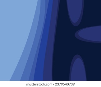 Vector abstract wave line colorful landing page flat background vector design	