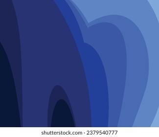 Vector abstract wave line colorful landing page flat background vector design	
