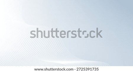 Vector abstract wave line pattern and dot line particle on white, gray color background. Modern graphic design. Flowing halftone, gradient curve shape for data futuristic, 