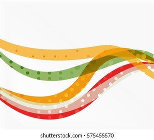 Vector abstract wave lines background. Template background for workflow layout, diagram, number options or web design