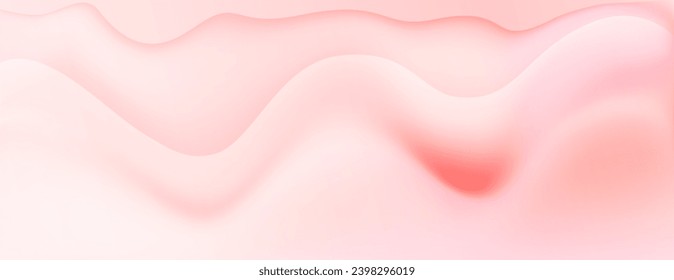 Vector abstract  wave smooth color transition background. Modern halftone gradient  peach fuzz  fon. Suit for poster, cover, banner, brochure, website, sale, border, back