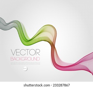 Vector Abstract wave template  background brochure design