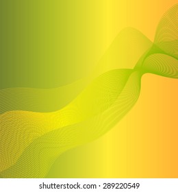 Vector Abstract Wave Texture on Colored Background. Wave Pattern.
