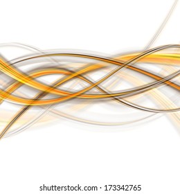 Vector abstract waves background