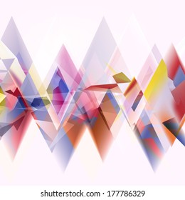 Vector Abstract waves background