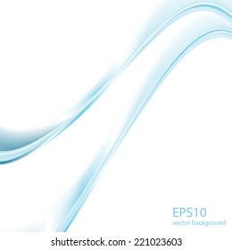 Vector abstract waves background