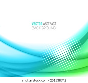Vector Abstract waves  background. Template  business brochure design