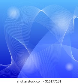 Vector Abstract waves background. Template brochure design