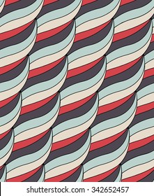 Vector abstract waves texture, colorful waves backdrop.