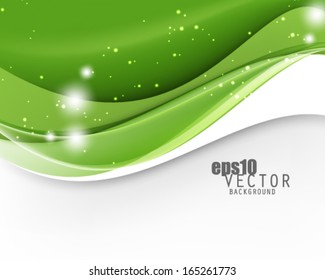 Vector Abstract Wavy Background