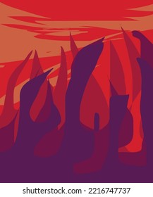 Vector abstract wavy background, trendy minimalist futuristic design with noise texture. Global swatches, page.