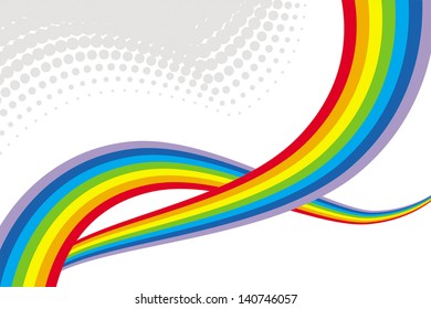 Abstrakte abstrakte Vektorillustration, bunter Hintergrund