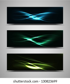 vector abstract web banner