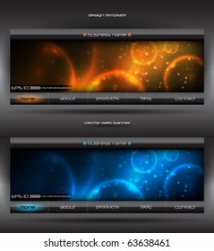 vector abstract web banner