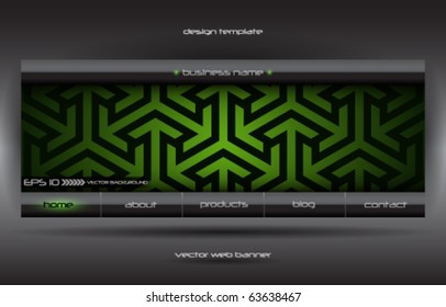 vector abstract web banner