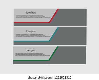 vector abstract web banner design template. Abstract geometric design banner web template Header footer Web Design Elements. Collection of web banner template